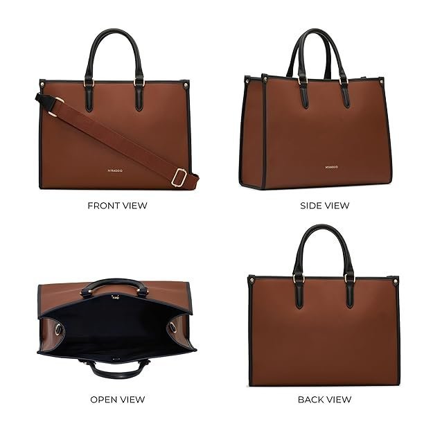 Miraggio Womens Denice Large Sized Tote Bag With Adjustable & Detachable Sling Strap - Image 4