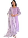Naixa Women's Rayon Embroidered Straight Kurta