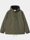 Carhartt Hooded Coach jacket, cypress