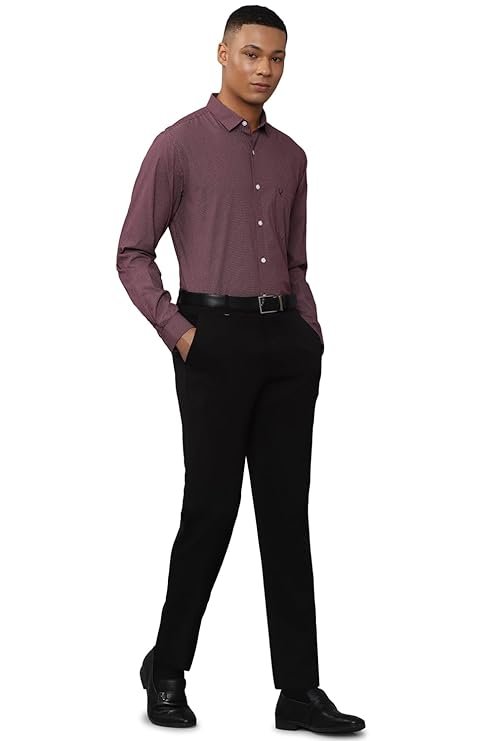 Allen Solly Men's 100% Cotton Regular Fit Shirt - Image 2