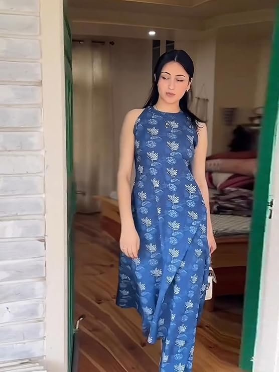 GoSriKi Women's Cotton Kurta Set | Stylish Co Ord Set for Women - Image 2