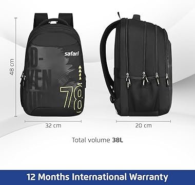 69% offGreat Indian Festival Safari 38L Printed Laptop Backpack with Raincover, 4 Compartments, Bottle Holder - Image 3