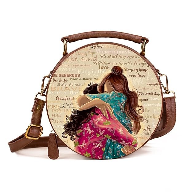 Kalankit Round Sling Bag For Women, Travel Crossbody Bags For Women