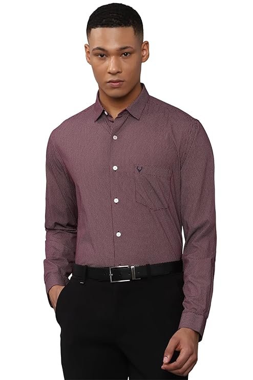 Allen Solly Men's 100% Cotton Regular Fit Shirt