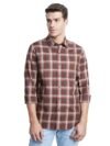 Symbol Premium Men's Stylish Checkered Shirt-Regular Fit | Full Sleeve | Pure Cotton | Smart Casual Wear (Available in Plus Size)